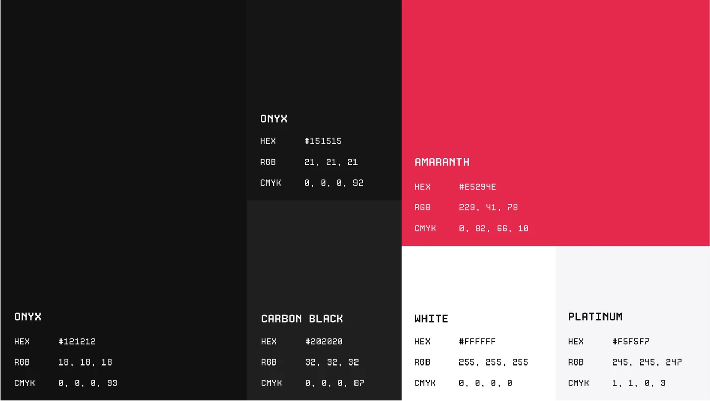 Bodax Gaming color palette