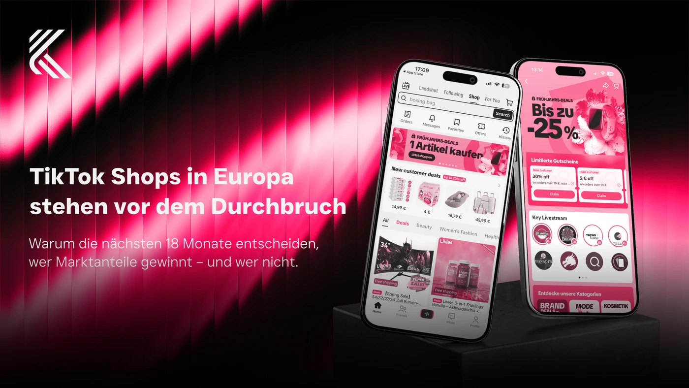 Kunath Group pitch deck — cover spread with phone mockups