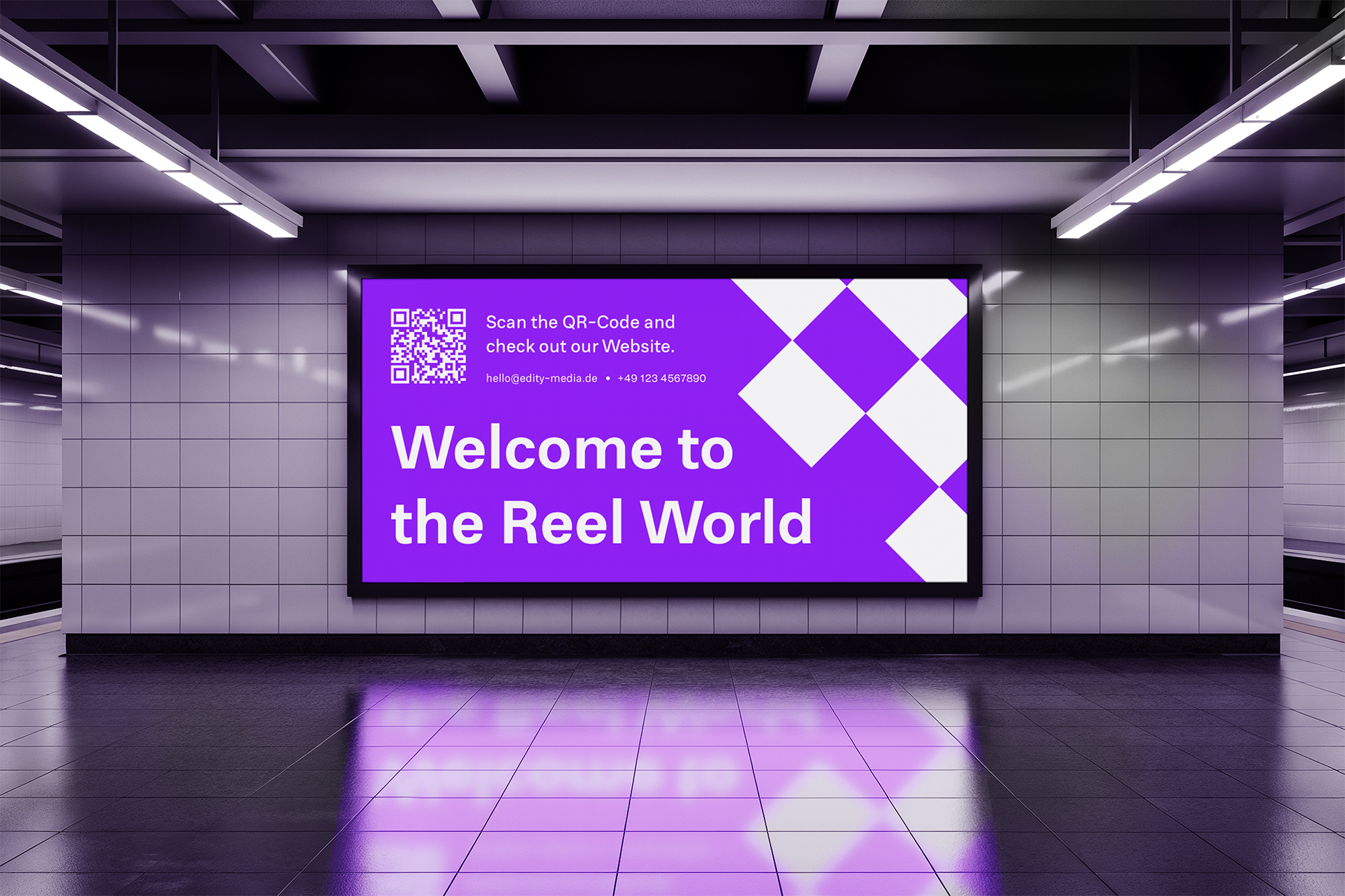 Edity Media billboard mockup