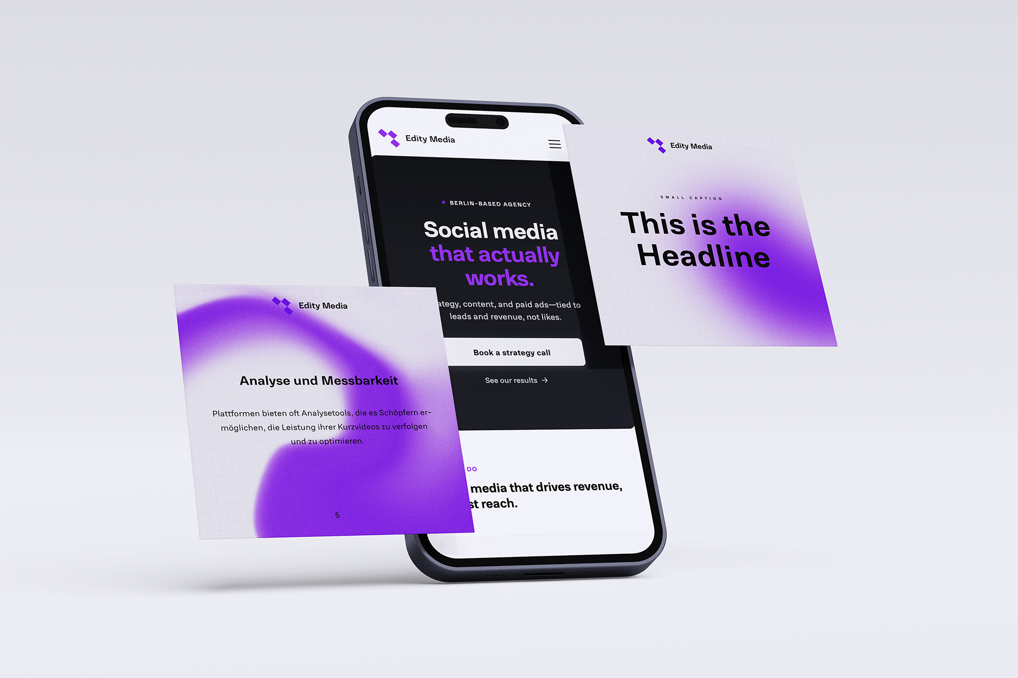 Edity Media social media mockup